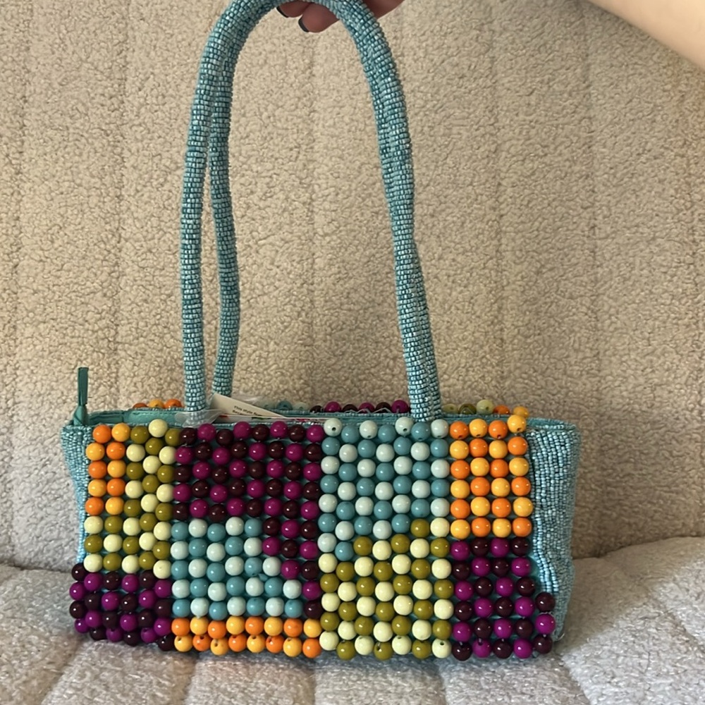 Colorful Beaded Women's Handbag - Picture 5 of 5